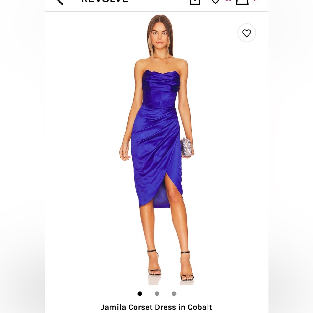 REVOLVE Bardot Jamila Corset Dress in Cobalt (NEVER WORN TAGS STILL ATTACHED)